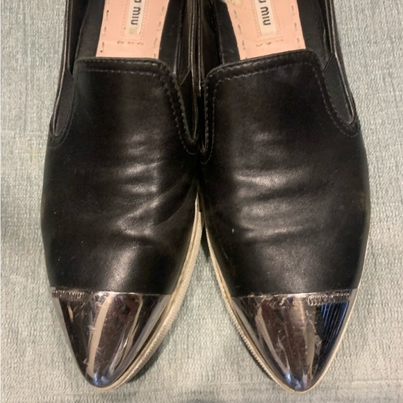 Miu Miu silver cap sneakers - Picture 5 of 8